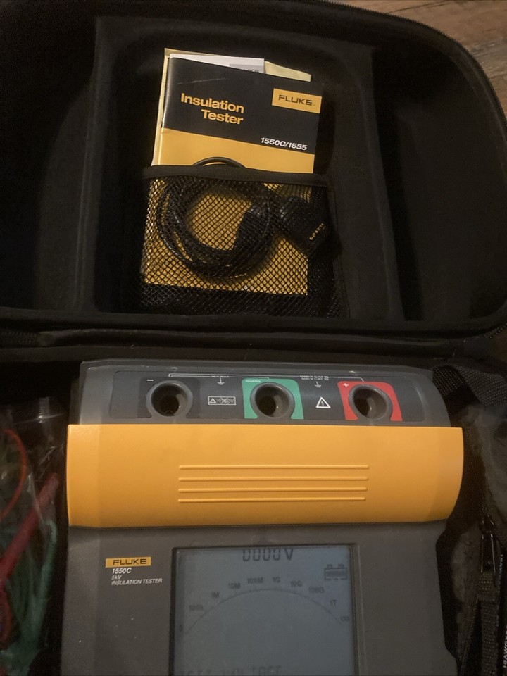 Fluke 1550c 5kV 5000V Insulation Tester MegOhmMeter Megger IMMACULATE