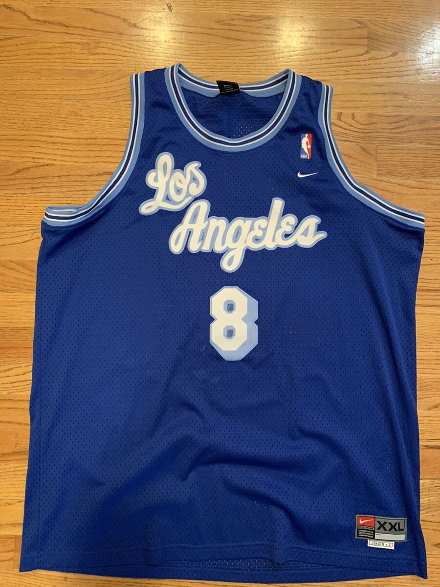 Nike VTG Los Angeles Lakers Kobe Bryant #8 Blue HWC Swingman Nike VTG Los Angeles Lakers Kobe Bryant #8 Blue HWC Swingman