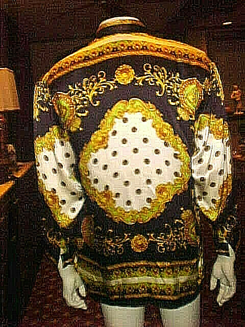 MASSRDI Gold label シルク　バロック柄 シャツ 総柄 ゴールド UNISEX MASSARDI GOLD LABEL SILK SHIRT MULTICOLOR WOMENS MEDIUM