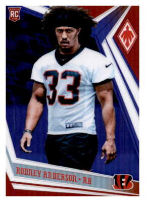 2019 Panini Phoenix Purple Rodney Anderson  SN149 168