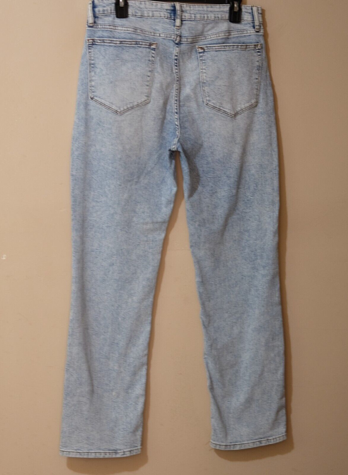 Vigoss Jeans Ace Straight Light Wash Stretch Women's 30 Inseam 28-1/2'' #H49-38