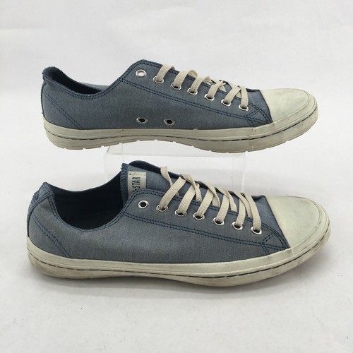 Converse All Star Low Top Zapatillas De Lona Con Cordones Puntera Azul  Blanco para Hombre 11 | eBay