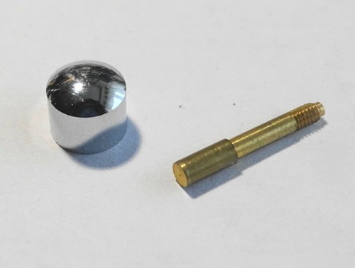 Pièce Détachée Montre LIP Chrono 831 - Poussoir Chromé Part. 9972 - Neuf Sans Emballage