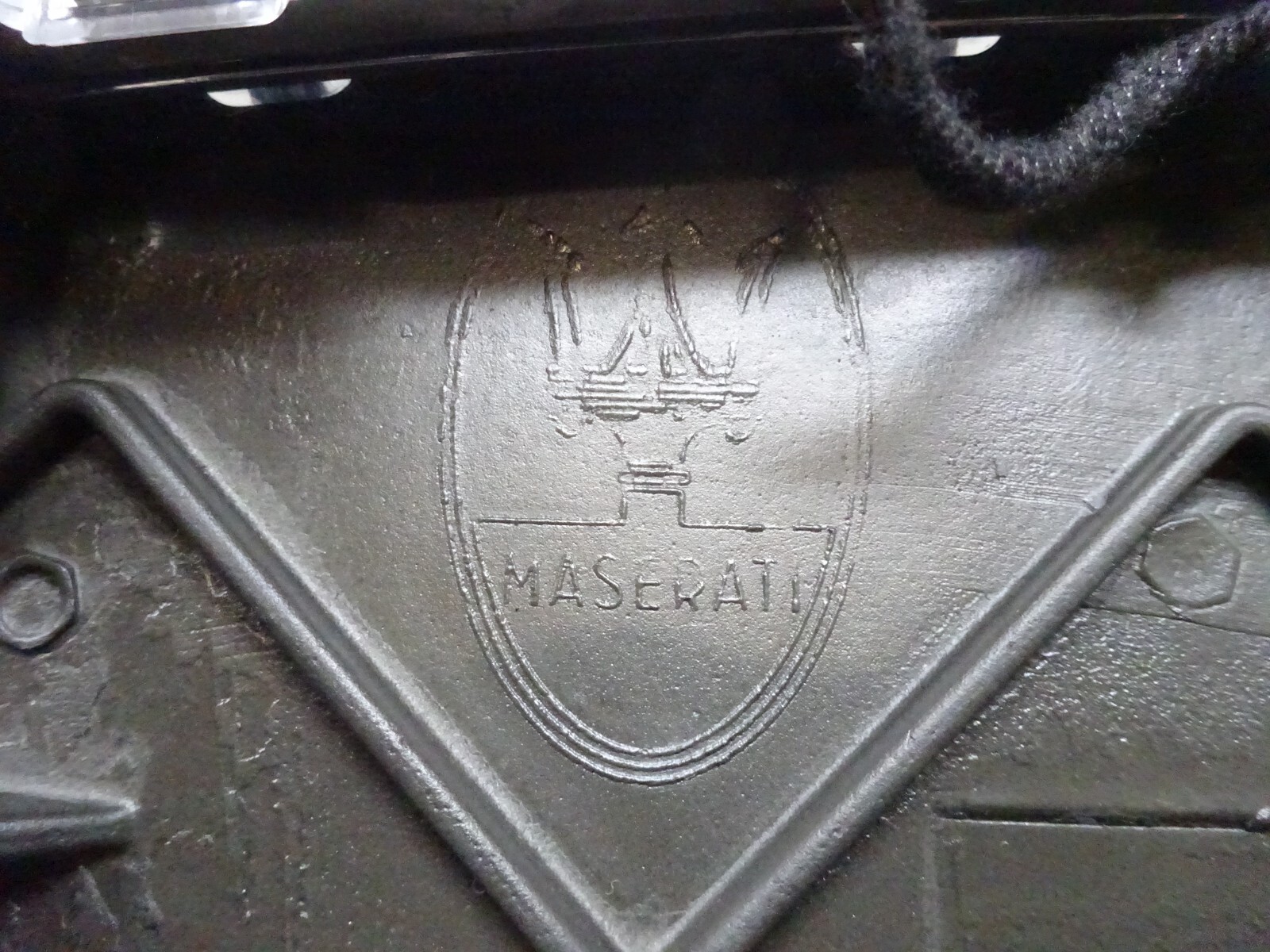 14-17 Maserati Ghibli M157 Rear Deck Lid Parcel Shelf Trim Black OEM DE240265