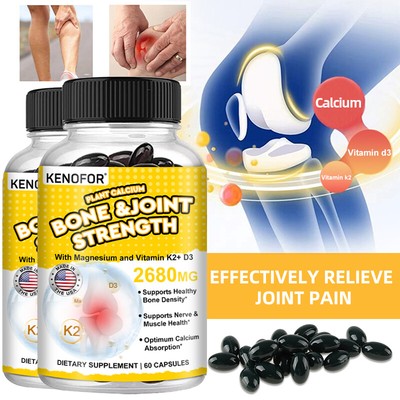 Bone & Joint Supplement -2680mg with Magnesium Vitamin K2 D3-Neuro Immune Health