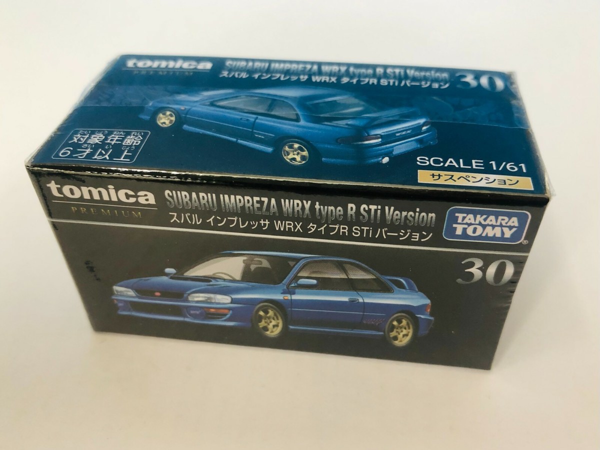 TOMICA Premium No.30 SUBARU IMPREZA WRX Type R STi Ver BLUE 1/64