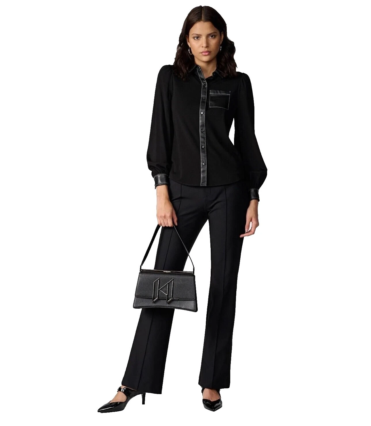 Женская одежда из искусственной кожи Karl Lagerfeld