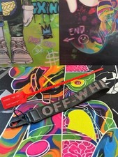 Off White Black Custom Keychain