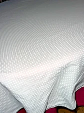Pure Cotton Plumetis Round Tablecloth Diameter 180cm