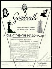 1942 Maria Gambarelli 5 photo USA dance tour trade booking ad