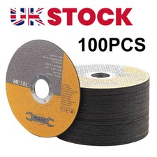 100X 4.5"115MM METAL CUTTING BLADE DISC STAINLESS STEEL ANGLE GRINDER THIN 1.2MM