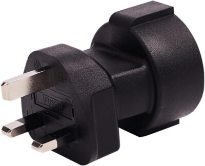 UK Plug 13A to European Female Schuko Socket Adapter for UPS/PDU Extension Cord