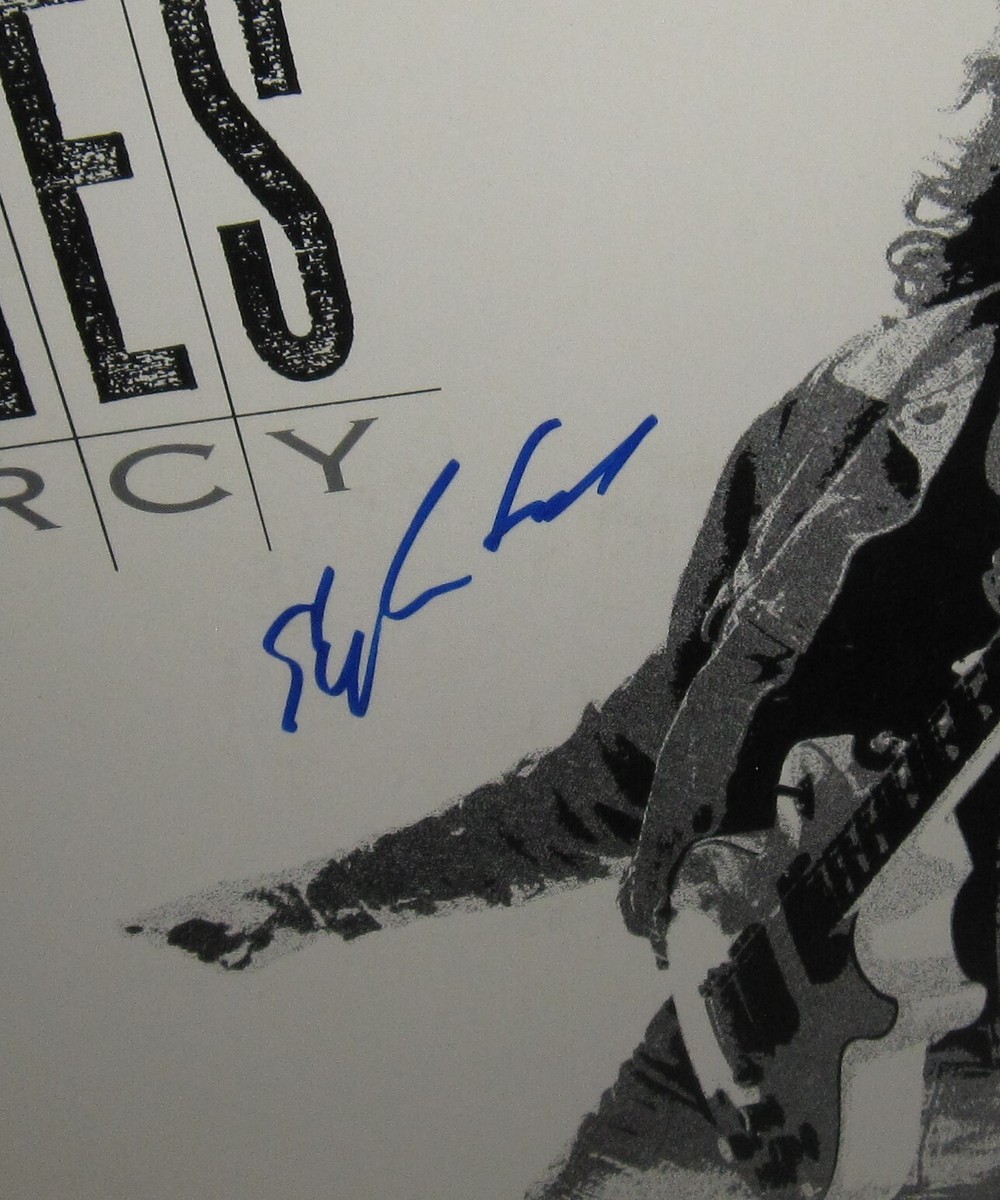 STEVE JONES SIGNED MERCY ALBUM SEX PISTOLS ROCK AUTOGRAPH PUNK