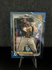 2024 Bowman - Chrome Prospects Ethan Salas #BCP-102 Blue Shimmer Refractor /150