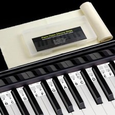 Piano Keyboard Stickers, Removable Piano Keyboard Stickers, Piano 88-black