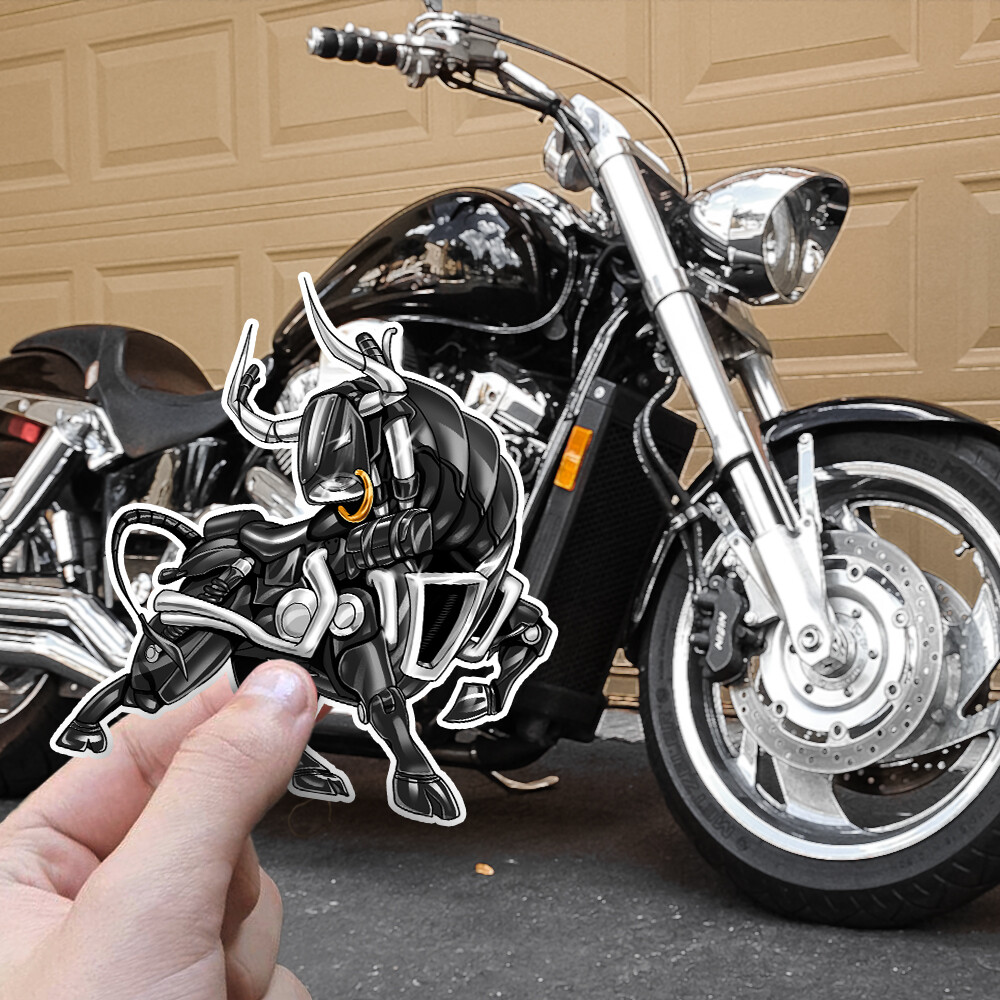 Honda VTX 1800 Stickers - Set of 3 Kiss-Cut Motorcycle Decals for