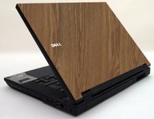 WOOD Vinyl Lid Skin Cover Decal fits Dell Latitude E5500 Laptop