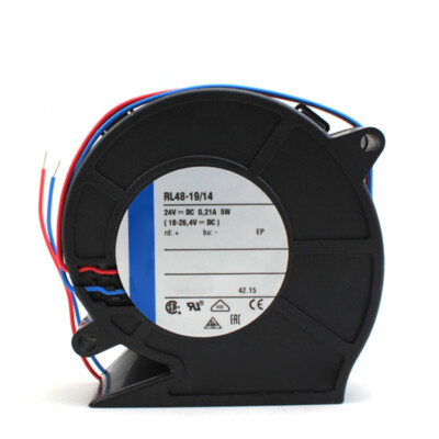 76*76*27mm 24V 0.21A 5W for Ebmpapst RL48-19/14 Cooling Fan