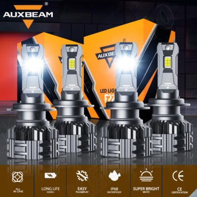 For Mercedes GL450 E350 E550 2008-2012 LED Headlight High Low Beam White CANBUS