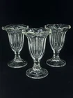 3 Anchor Hocking Vintage Sundae Glasses Fountain Glasses Parfait Ice Cream