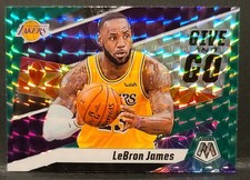 2019-20 Panini Mosaic 'Give and Go' Green LeBron James #8
