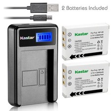 Kastar Battery and LCD Slim USB Charger for Fujifilm NP-95 FinePix F30 X100 X-S1