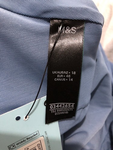 M&S Secret Slimming Sun Smart Chlorine Resistant Swimsuit UPF 50+ UK 18 £29.50 - Picture 8 of 10