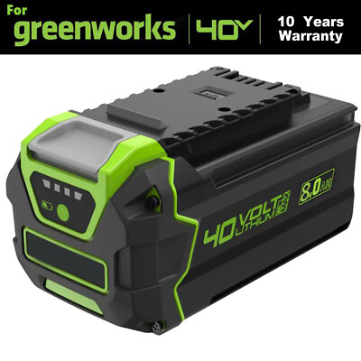 #ad #ad 40V 8.0Ah Lithium Battery For Greenworks G MAX 40 Volt 29472 29462 29252 20202 $36.79