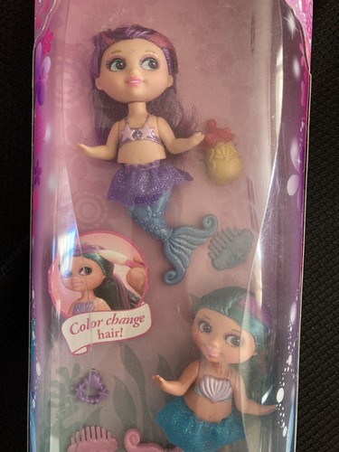 Rare/Hard to Find - 2 Barbie Mermaids with color changing hair - 2007 - Picture 2 of 4