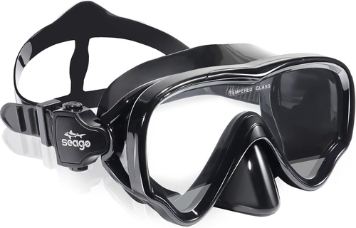 Kids Swim Goggles Snorkel Diving Mask for Youth(5-15), Anti-Fog 180° Clear View