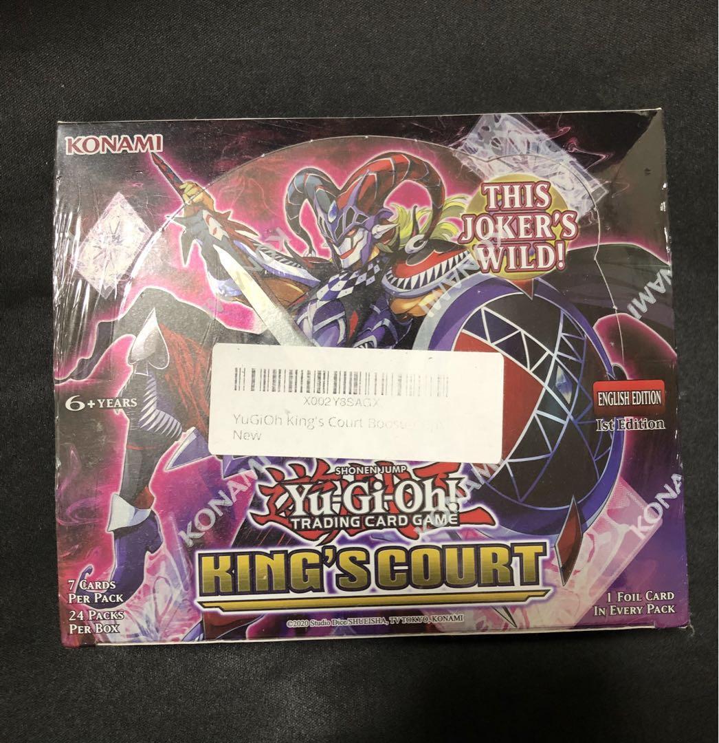 遊戯王　KING'S COURT キングスコート　1st 未開封BOX 2BOX 1x Yugioh King's Court 1st Edition Booster Box KICO New