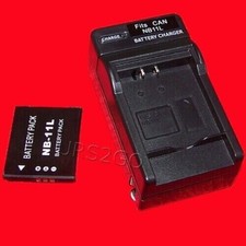 Large Capacity 680mAh Replacement Battery Charger for Canon PowerShot IXUS 150