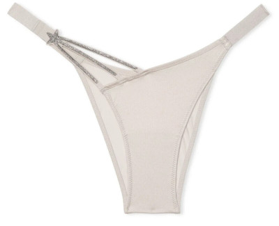 Victoria's Secret Very Sexy Starstruck Shine Brazilian Panty  Delfin Grey S M L