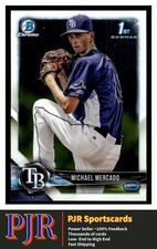 2018 Bowman Chrome #BCP16 Michael Mercado Tampa Bay Rays  BUY 4 - 35% OFF
