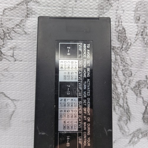 Vintage Mitsubishi Video / TV Black Remote Control VCR TESTED AND WORKING - Picture 5 of 7