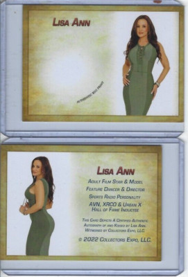 Lisa Ann Unsigned Trading Card  Model Actress Collectors Expo
