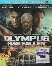 "OLYMPUS HAS FALLEN" BLU-RAY/DVD 2 DISC SET 2013 GERARD BUTLER/AARON ECKHART