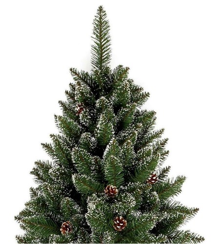 Premier Decorations 6ft Tipped Mountain Pinetree - Green - Picture 10 of 11