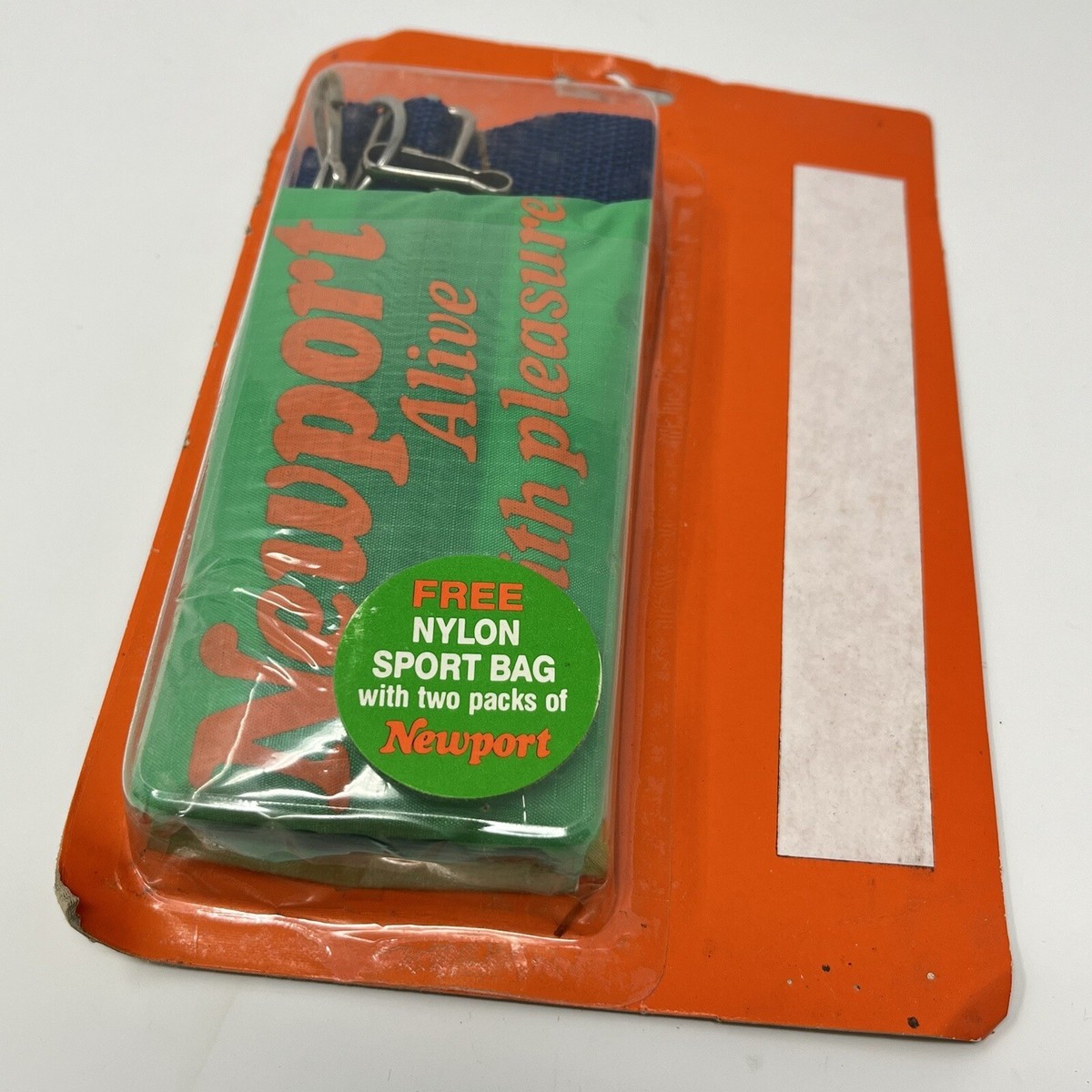 Vintage Newport Cigarettes Neon Green Nylon Snapback Hat Australia