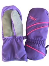 Head Jr DuPont Sorona Ski Mittens XXSmall Purple/Pink