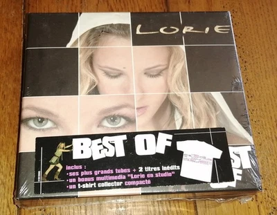 Coffret CD Lorie Pester " Best of Lorie " 2005 inclus Tee-shirt NEUF SCELLE - Photo 1/3