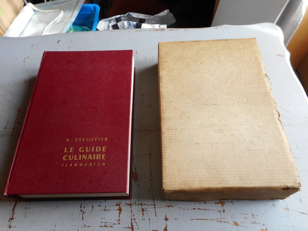 Le guide culinaire escoffier | eBay