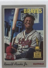 2019 Topps Heritage 1970 Cloth Stickers Ronald Acuna Jr #7 0tk7