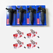 4x Denso Ignition Coil Oem Spark Plug Oem For 2002-11 Toyota Camry 2.4l Uf333