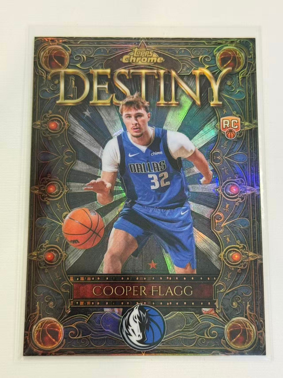 2025-26 Topps Chrome Destiny Refractor #D-1 RC Cooper Flagg Dallas Mavericks HOT