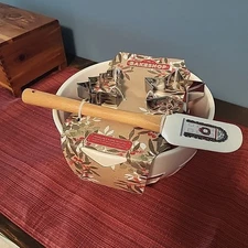 The Bake Shop Christmas Holly House Ceramic Mixing Bowl Set New Tree/Star