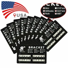 20 Pcs Dental Orthodontic Brackets Braces Roth Slot 3 Hook Usa