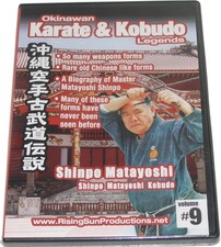 Traditional Okinawan Karate & Kobudo Legends #9 DVD Shinpo Matayoshi