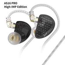 KZ AS16 PRO Wired Headphone 8BA Balance Armature in Ear Monitor Earphone MP3 Bas