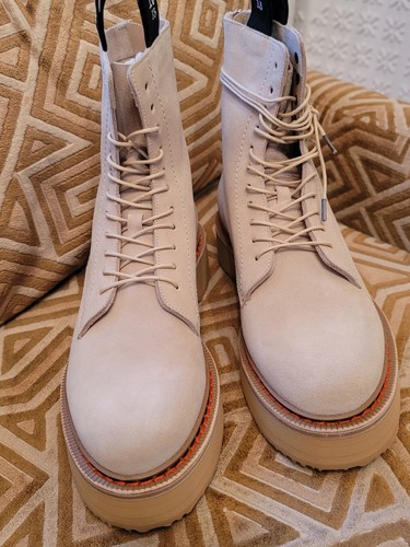 R13 Single Stack Suede Boots, Women's Size 40, US 10. NEW! Never Worn. No Box.